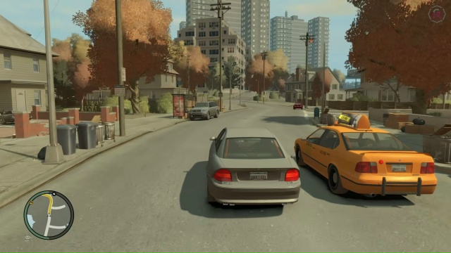 Почему камера в GTA 4 смещается влево