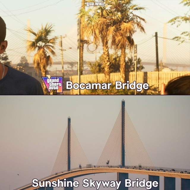 Bocamar Bridge в GTA 6 показали в новом ролике