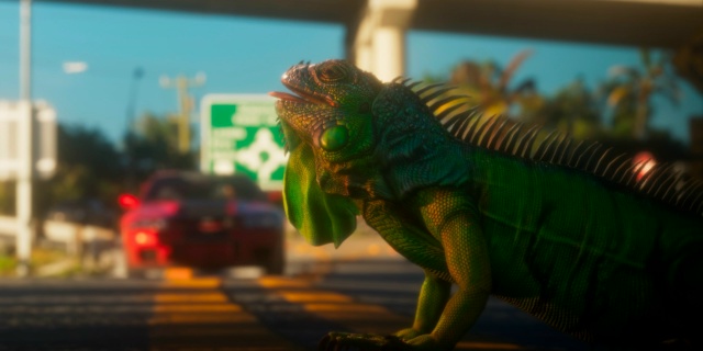 Игуана в трейлере GTA 6 показала мирную сторону Леониды