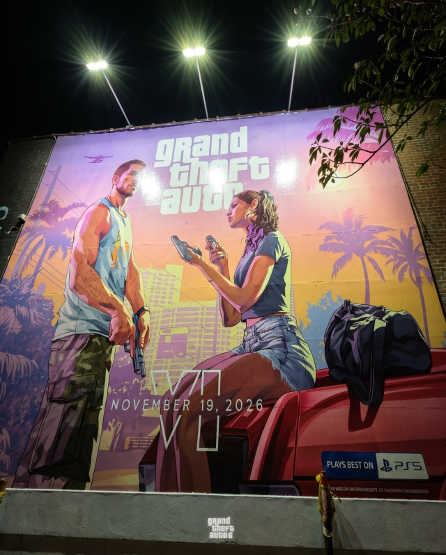 В Бруклине завершили масштабную фреску по GTA 6