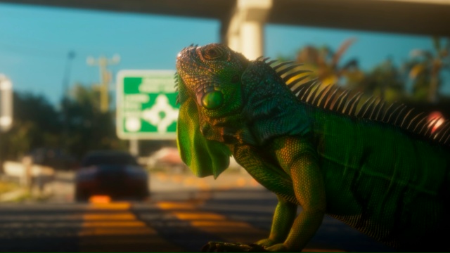 Игуана в трейлере GTA 6 показала мирную сторону Леониды