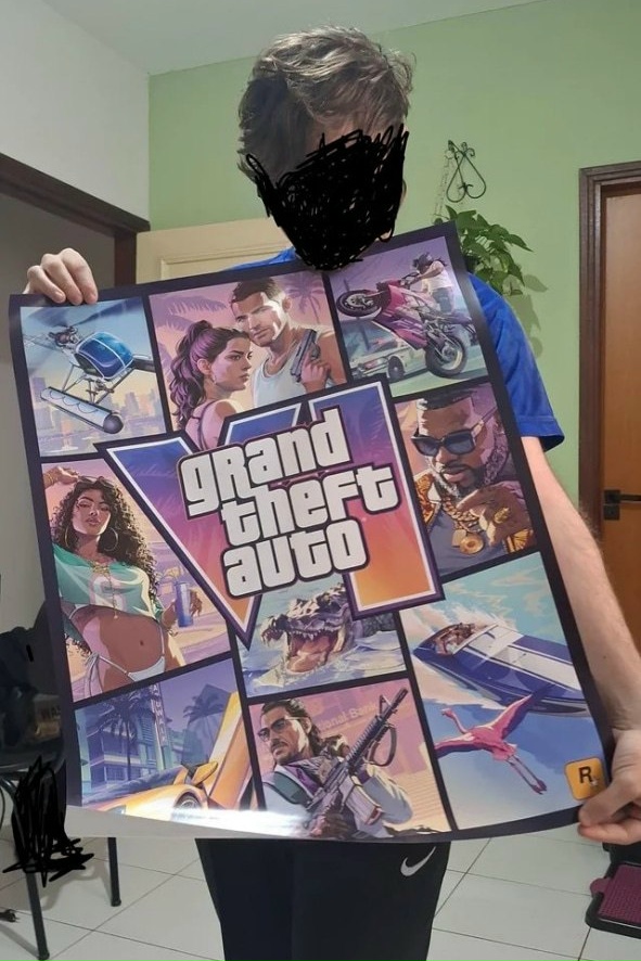 Фанат GTA 6 из Бразилии получил постер от Rockstar