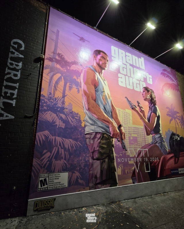 В Бруклине завершили масштабную фреску по GTA 6